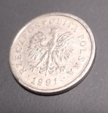 1 złoty 1991 obiegowa