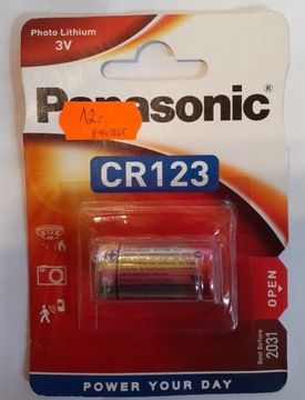 Bateria Panasonic CR 123