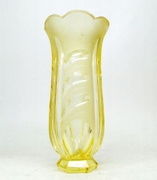 G1N Moser - cytrynowy wazon ART DECO