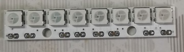 Modul WS2812 8 xLED RGB Arduino white case