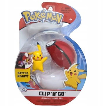 ZESTAW POKEMON POKEBALL CLIP N GO FIGURKA PIKACHU