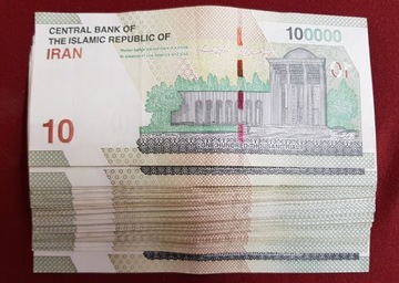 Banknoty Iran 10 rials