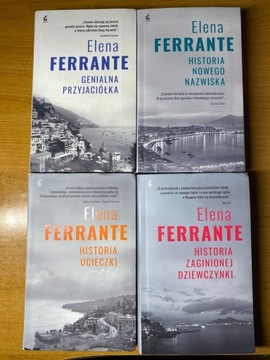 Elena Ferrante Genialna przyjaciółka 1-4 zestaw