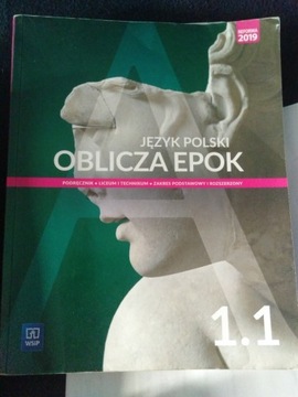 Oblicza epok 1.1 Język polski Podręcznik 