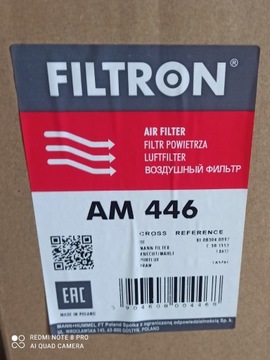 Filtr powietrza Filtron  446