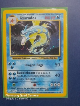 Gyarados 7/130 Base Set 2 Pokemon karta 1999-2000