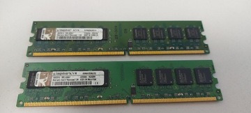 Pamięć RAM 4x 1GB KVR800D2N6/1GB