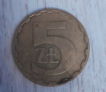 MONETA 5 ZŁOTYCH 1987 Z PRL