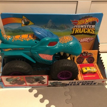 Auto Mattel Hot Wheels Pożeracz Aut Mega Wrex