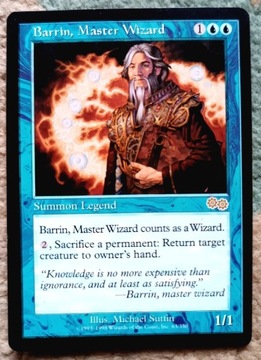 Barrin, Master Wizard - Urza - Excellent