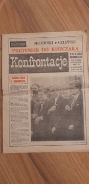 gazeta Konfrontacje  październik 1990