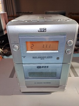 Wieża CD Magnetofon Tuner JVC UX-H9 + głośniki