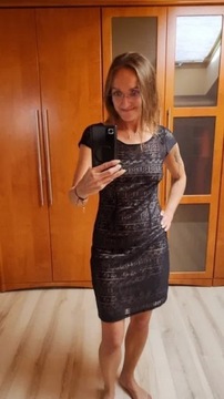 Sukienka Orsay wizytowa wieczorowa na randkę