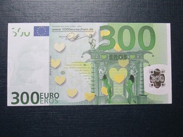Banknot 300 € Erotyka Niemiecka