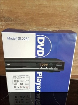 DVD Odtwarzacz DVD SL2252 z MP3, SCART, USBi pilot
