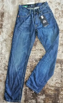 Sir Benni Miles nowe jeansy spodnie dżinsowe męski