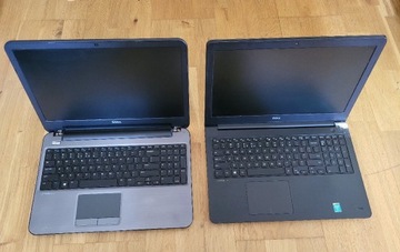 Dwa laptopy Dell opis