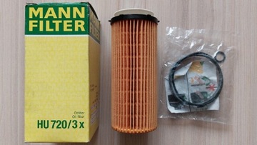 Filtr oleju HU720 /3x Mann Filter BMW