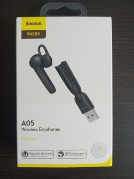 Baseus Encok A05 | Słuchawka Bluetooth 5.0 