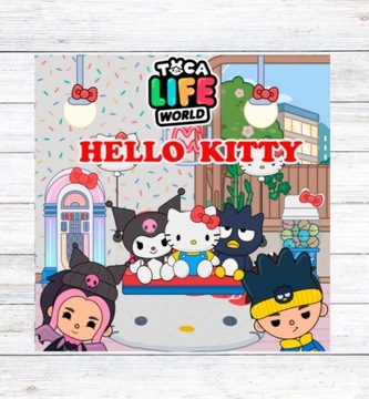 Gra na rzepy Toca boca life Hello Kitty 
