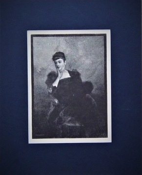 Józef Holewiński(1848-1917),Dama w fotelu,1922
