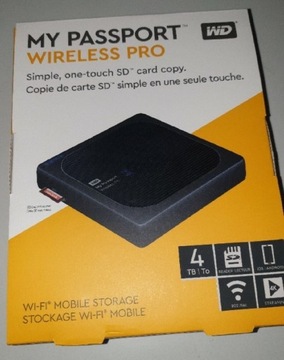 Wd my passport wireless pro 4TB