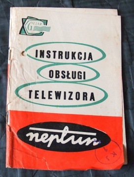 TV Neptun instrukcja z 1964r