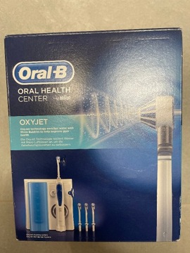 Oral-B irygator stacj.+elektr.szczoteczka+końcówki