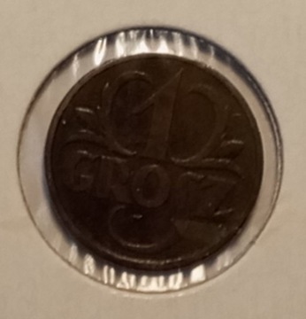 Moneta 1 grosz 1932 rok