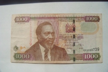 BANKNOT  KENIA 1000 SZYLINGÓW 2010 r.
