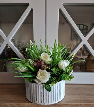 Wiosenny flower-box,bukiet kwiatowy,Dzień Matki