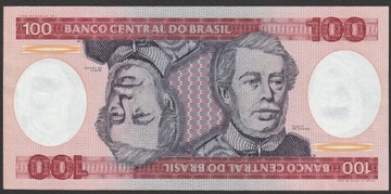 Brazylia 100 cruzeiros 1984 - stan bankowy UNC