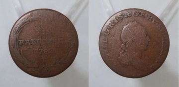 1 krajcar kreuzer 1782 B Austria Józef II 