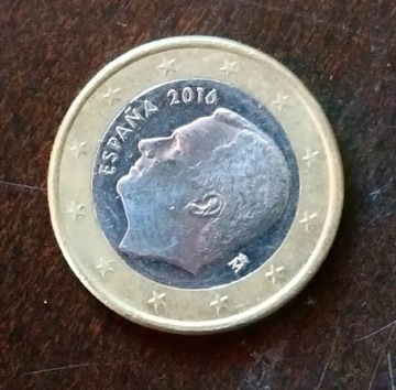 1 EURO z 2016 rok 