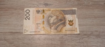 Banknot kolekcjonerski 200 złotych 