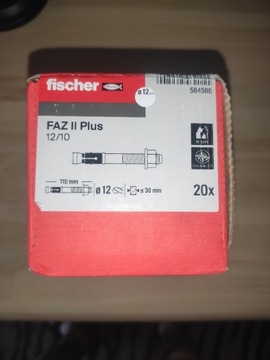 Kotwa sworzniowa Fischer FAZ II Plus 12/10 (20szt)