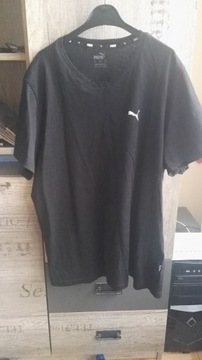PUMA koszulka t-shirt czarny miękki wygodny M