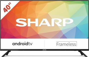  Sharp Aquos 40FG6EA 40'' Smart TV NOWY USZKODZONY