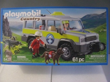 Playmobil klocki zespół ratownictwa górskiego  