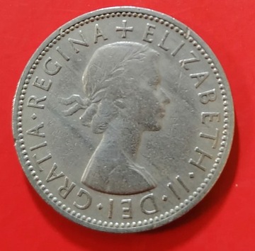 Anglia Elżbieta II Two Shillings 1961 Mn