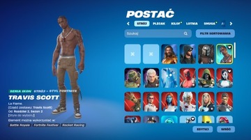 Konto fortnite travis scott, minty axe. griddy