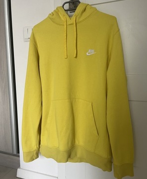 Bluza z kapturem Nike L żółta stan idealny