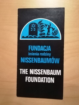 Folder Fundacja Nissenbaumów judaika 