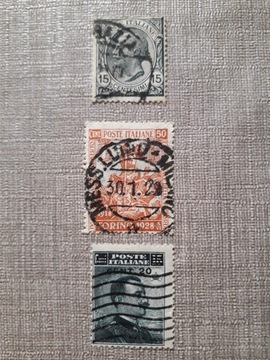 Włochy - zestaw starych znaczków 