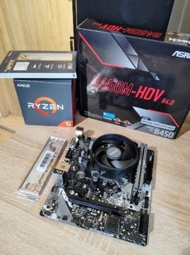 Ryzen 5 1600AF + 16GB ram DDR4 3200 + płyta B450