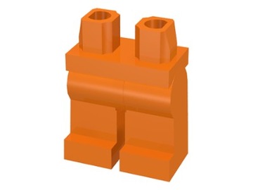 Lego 970c00 Nogi Nóżki Spodnie Pomarańczowe 