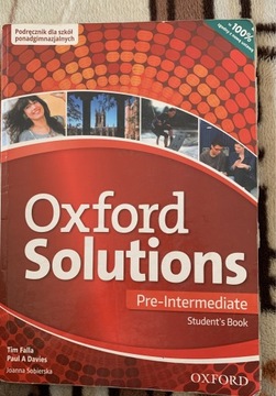 Podręcznik Oxford solution 