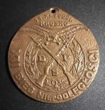 Medal - bieg uliczny - Bieg Niepodległości