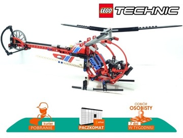 Lego Technic Helikopter 8068 + instrukcja w PDF