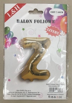 Balony litery na Hel 